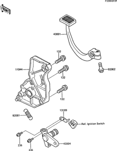 ZL1000 Педаль тормоза
