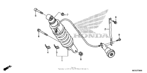 ST1300 (ABS) Задние амортизаторы