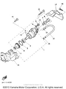 PW50D Масляный насос