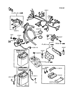 ZX400 Электрика