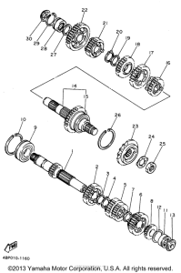 XJ600SHC Трансмиссия