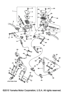 XP500F Главный тормозной цилиндр