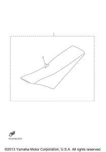 YZ250FXL Сиденье