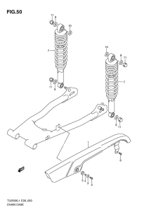 TU250 Кожух цепной передачи