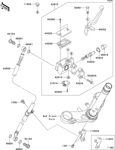 EX250 Главный тормозной цилиндр