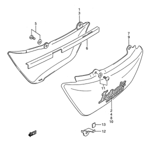 VS1400 Обтекатель задний