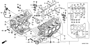 GL1800C Блок цилиндров