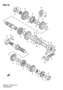 RMX450 Трансмиссия