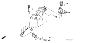 NSR50R Бак масляный