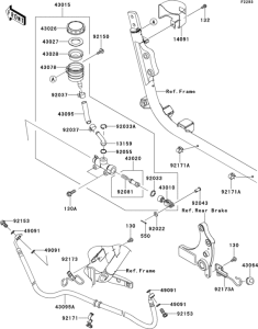 VN1700 Задний торм цилиндр