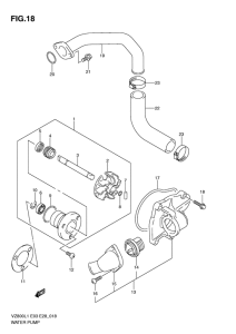 VZ800 Водяная помпа