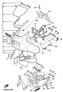 XJ600 Обтекатель 1