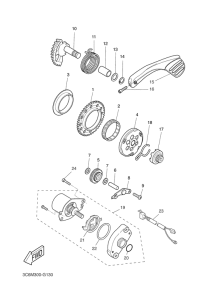 YQ50L Стартер