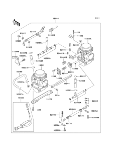 KLE500 Carburetor(1 / 2)