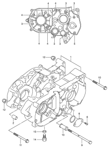 JR80 Картер двигателя