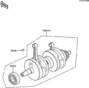EX305 Коленвал