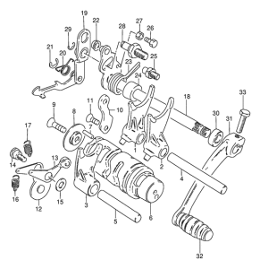 DS80 Переключение передач