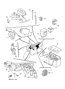 XJ600S Электрика 1