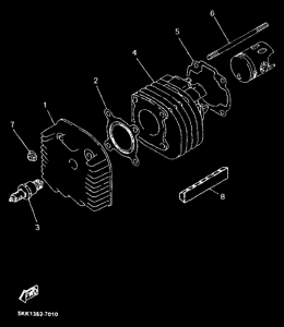 YN100 Головка цилиндров