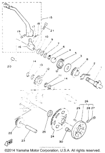 TW200E Стартер