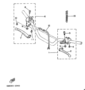 DT50MX Handle switch. lever