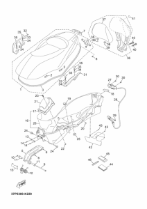 YP250R Пружина