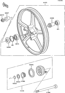 AR50 Переднее колесо