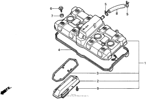  Крышка головки цилиндров
