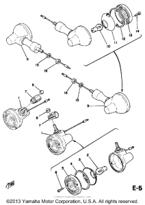 DT125E Поворотники