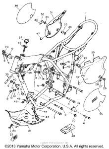 TT500H Frame-side cover