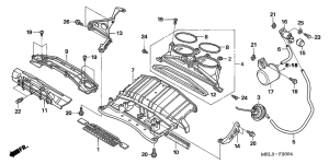  Air intake duct / solenoid valve