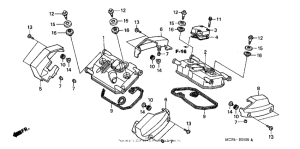 VT750DC Крышка головки цилиндров