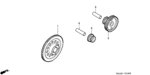 CG125ES Муфта стартера