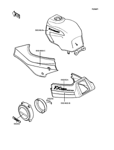 ZX400 Наклейки