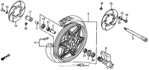  Переднее колесо