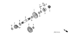 CR125R Кик стартер