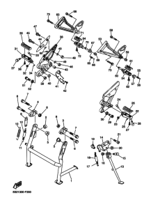 FZ6-SAHG Support & repose pied
