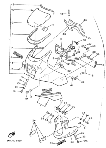 XJ600H (53KW) Motorverkleindung 1