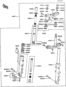 ZG1000 Передняя вилка