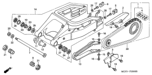 VTR1000SP Маятник