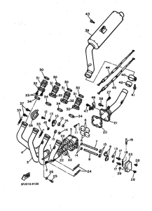 FZR750R Выхлоп