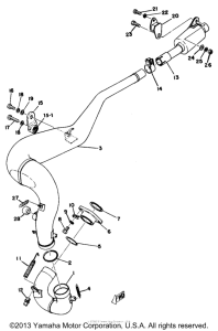 MX250B Выхлопная система