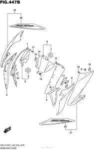GSX-S1000 (ABS) Frame Body Cover (Ysf)