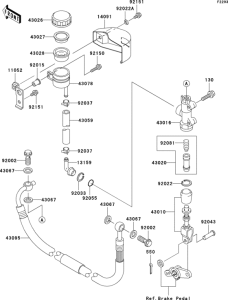  Задний торм цилиндр