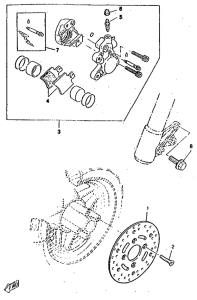 CW50RSP Передний тормоз
