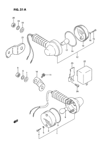TS185 Поворотники