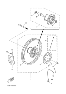 DT50RSM Переднее колесо 2