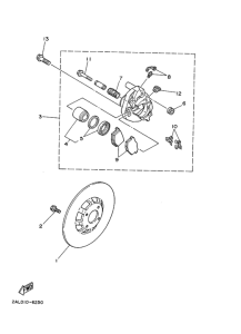 YSR80 ﾌﾛﾝﾄﾌﾞﾚｰｷｷﾔﾘﾊﾟ