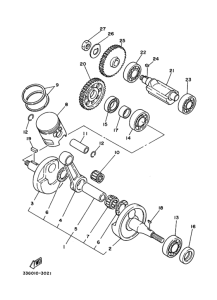 DT125 ｸﾗﾝｸｼﾔﾌﾄ.ﾋﾟｽﾄﾝ