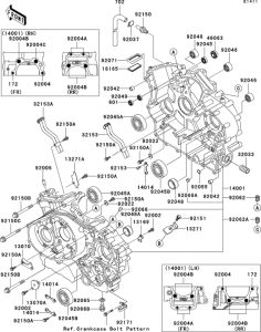VN1500 Crankcase(1 / 2)